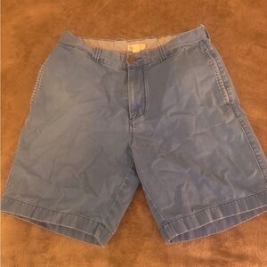 J. Crew Classic Blue Men's Flat Front Shorts
